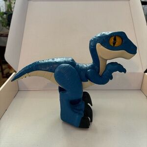 Fisher-Price Jurassic World Blue and Cream Dinosaur Moveable  Action Figure